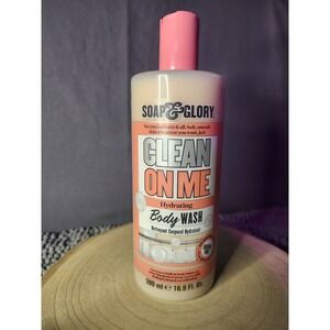 Soap & Glory Clean On Me Hydrating Body Wash‎ 16.9 oz~NEW~